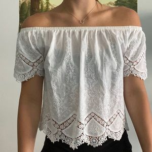 Full Tilt Off The Shoulder Top